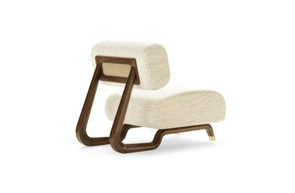 - <div>bringing together aesthetic and functionality, the lewis armchair features opulent legs shape, turning them into the focal point of the design. The upholstered backrest embellished by a wood frame linked to the legs gives a bold and elegant appearance to the armchair. </div> - bringing together aesthetic and functionality, the lewis armchair features opulent legs shape, turning them into the focal point of the design. The upholstered backrest embellished by a wood frame linked to the legs gives a bold and elegant appearance to the armchair.