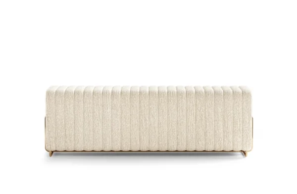 - <div>the rivers bench gathers its inspiration from the bold elegance of the '60s. The alluring pattern, featuring parallel vertical seams, combined with the sophisticated brass feet, dancing gracefully below the seat, gives the design a unique style, perfect to complement any mid-century modern bedroom. </div> - the rivers bench gathers its inspiration from the bold elegance of the '60s. The alluring pattern, featuring parallel vertical seams, combined with the sophisticated brass feet, dancing gracefully below the seat, gives the design a unique style, perfect to complement any mid-century modern bedroom.