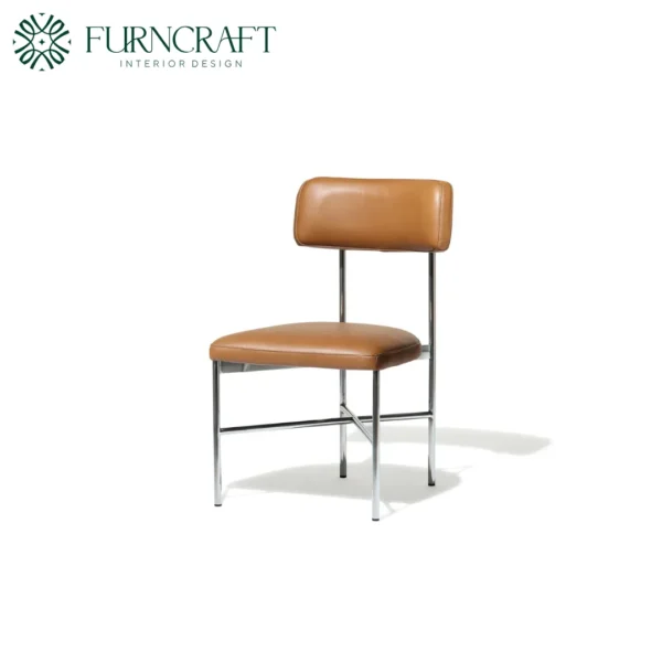 Yarra Dining Chair Auburn Leather