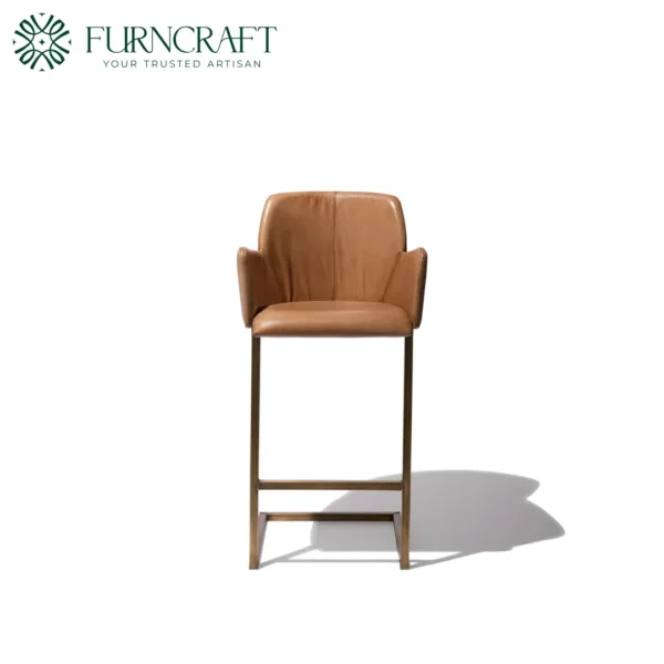 Clive Counter Stool Natural Leather