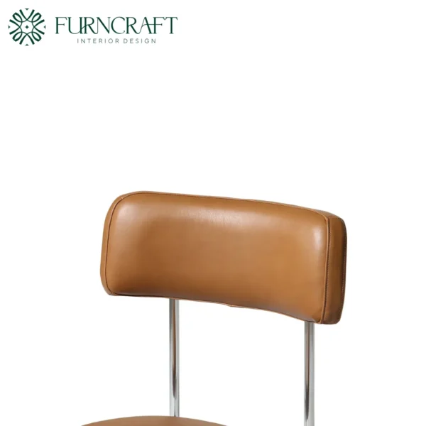 Yarra Dining  Chair Auburn Leather - Image 2