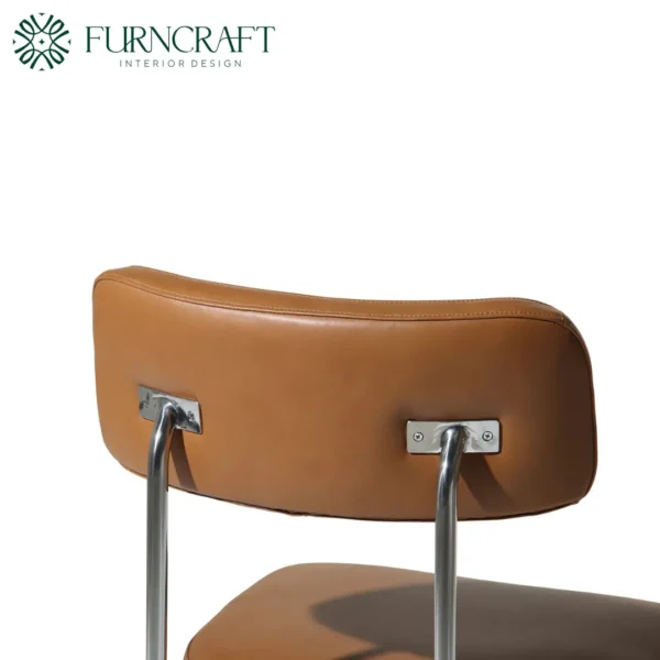 Yarra Dining  Chair Auburn Leather - Image 4