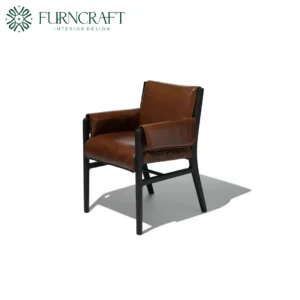 DAMON LEATHER DINING CHAIR