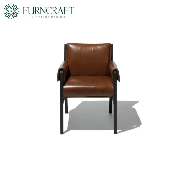 Damon Leather Dining Chair - Image 2