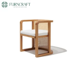 FURNCRAFT ID CAMBRIA CANE DINING CHAIR