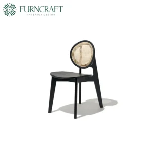 FURNCRAFT ID CANE 02 DINING CHAIR BLACK