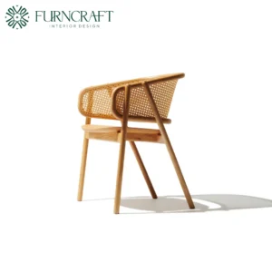 FURNCRAFT ID CANE ARMCHAIR NATURAL