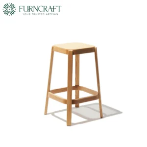 Cane Bar Stool Natural