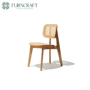 FURNCRAFT ID CANE DINING CHAIR NATURAL