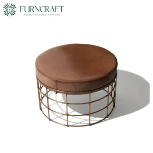 Colony Ottoman Natural Leather