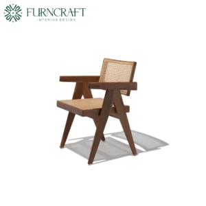 FURNCRAFT ID COMPASS NATURAL CANE ARMCHAIR (2)