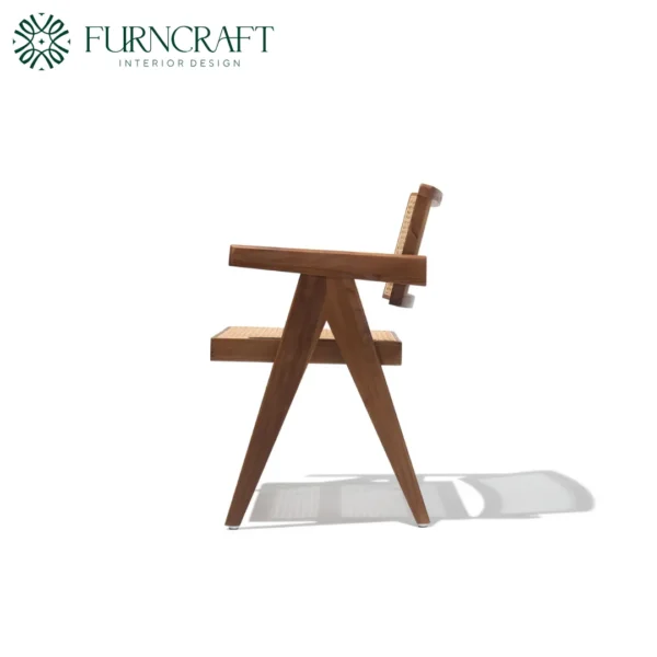 Compass Natural Cane Armchair - Image 3