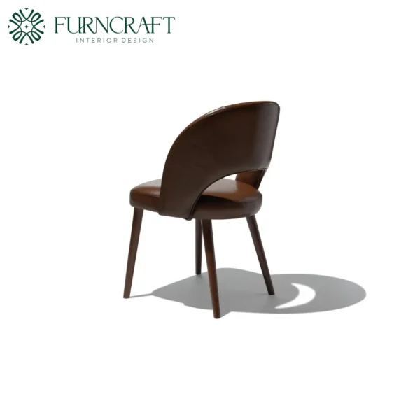 Furncraft Id Dex Dining Chair Light Brown Leather (5)