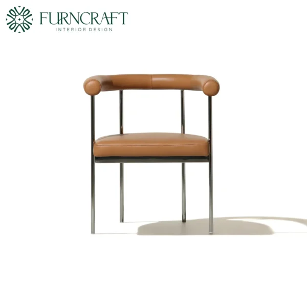 Grafton Dining Chair Camel Leather - Image 2