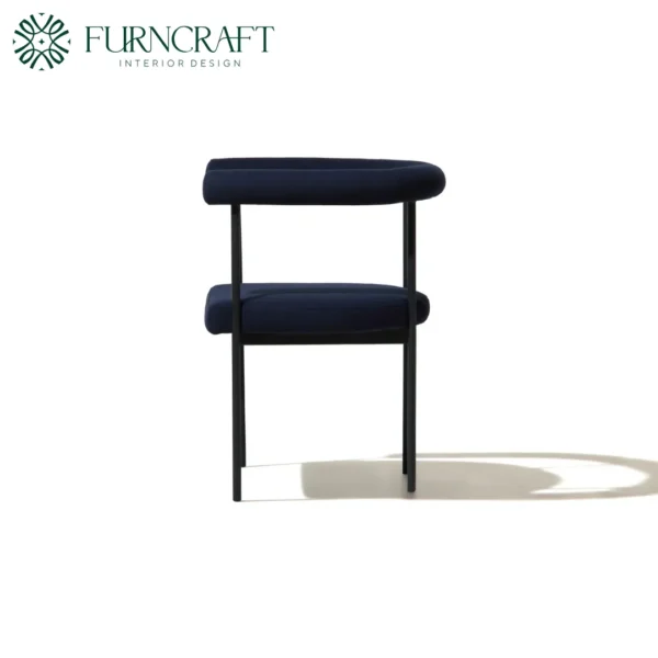 Grafton Dining Chair Dark Blue - Image 3