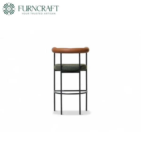 Grafton Green Boucle Bar Stool