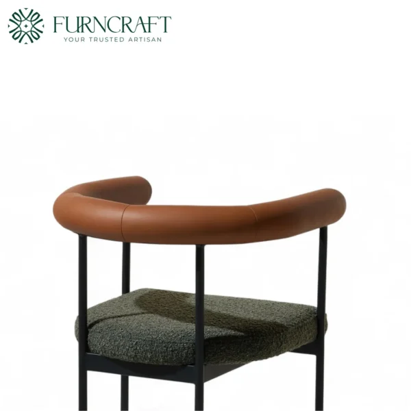 Grafton Green Boucle Bar Stool
