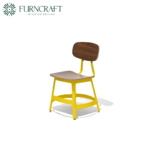 FURNCRAFT ID HABITUS DINING CHAIR YELLOW (2)