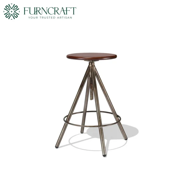 Helix Bar Stool Gunmetal