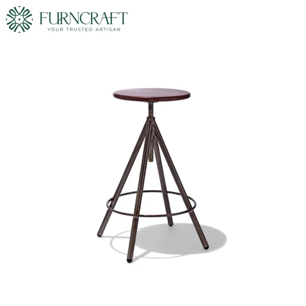 Helix Bar Stool Gunmetal