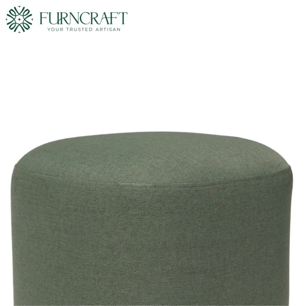 Hemlock Pouf Ottoman Green Grass