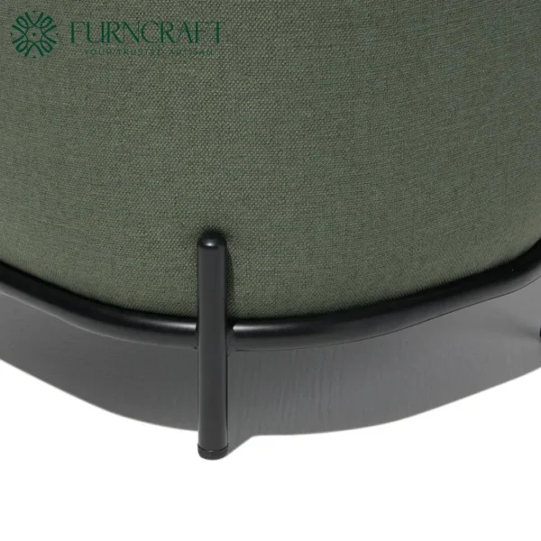 Hemlock Pouf Ottoman Green Grass