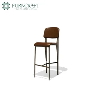 Jean Bar Stool Chestnut Leather