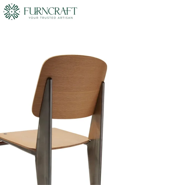 Jean Counter Stool Oak On Gunmetal