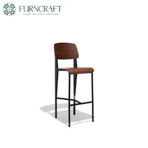 Jean Counter Stool Walnut On Black