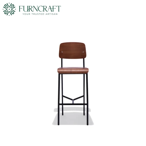 Jean Counter Stool Walnut On Black