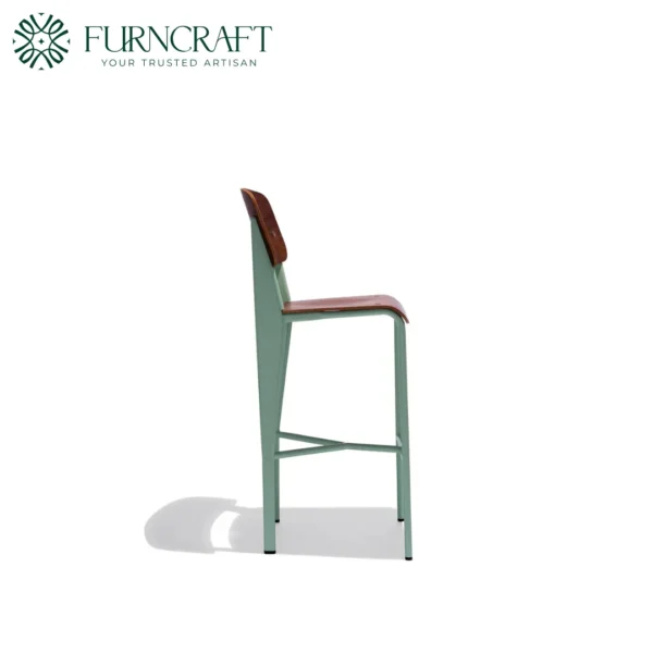 Jean Counter Stool Walnut On Peppermint