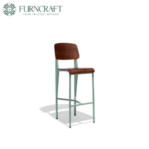 Jean Counter Stool Walnut On Peppermint