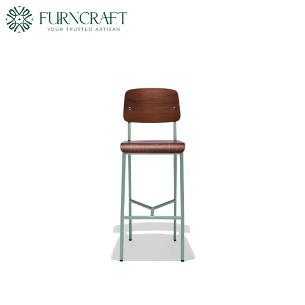 Jean Counter Stool Walnut On Peppermint