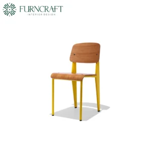 FURNCRAFT ID JEAN DINING CHAIR YELLOW (4)