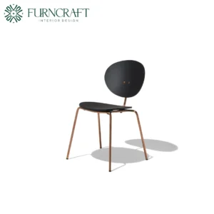 FURNCRAFT ID KETTLE DINING CHAIR BLACK (2)