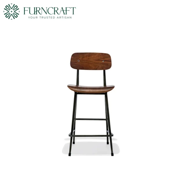 Madewell Counter Stool Gunmetal