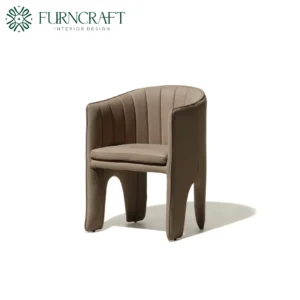 FURNCRAFT ID MILANO DINING CHAIR NATURAL LEATHER (2)