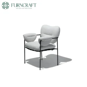 FURNCRAFT ID NOVA BOUCLE DINING CHAIR (2)