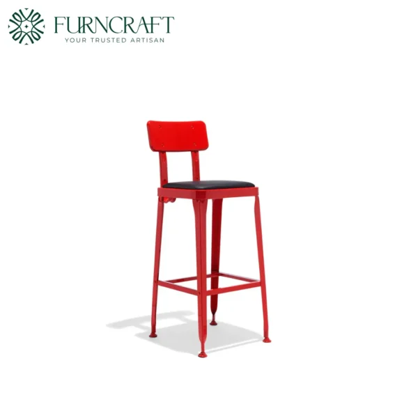 Octane Bar Stool Red