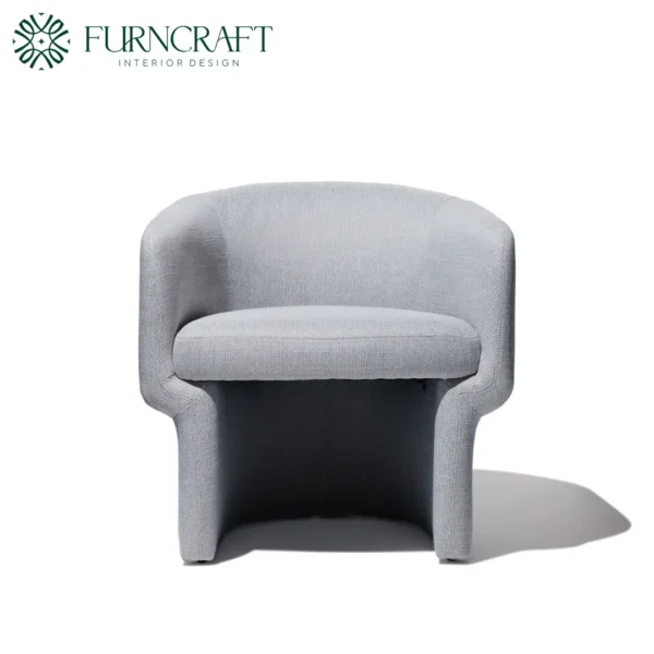 Penelope Lounge Chair Light Grey