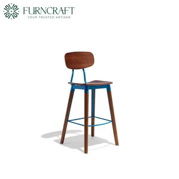 Public Counter Stool Blue