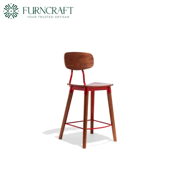 Public Counter Stool Red