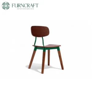 FURNCRAFT ID PUBLIC DINING CHAIR GREEN (2)