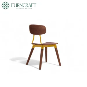 FURNCRAFT ID PUBLIC DINING CHAIR YELLOW (2)