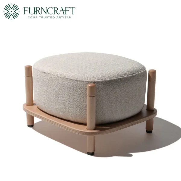 Puff Ottoman Cream