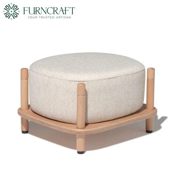 Puff Ottoman Cream