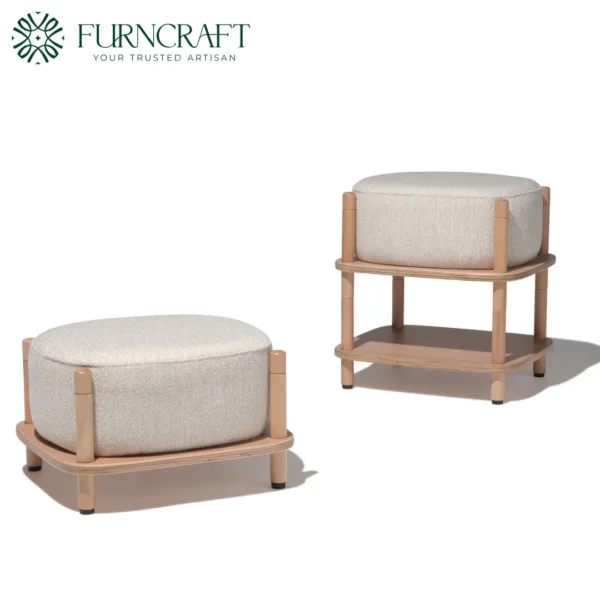 Puff Ottoman Cream