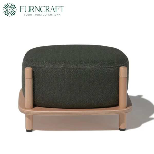 Puff Ottoman Dark Green - Gambar 3
