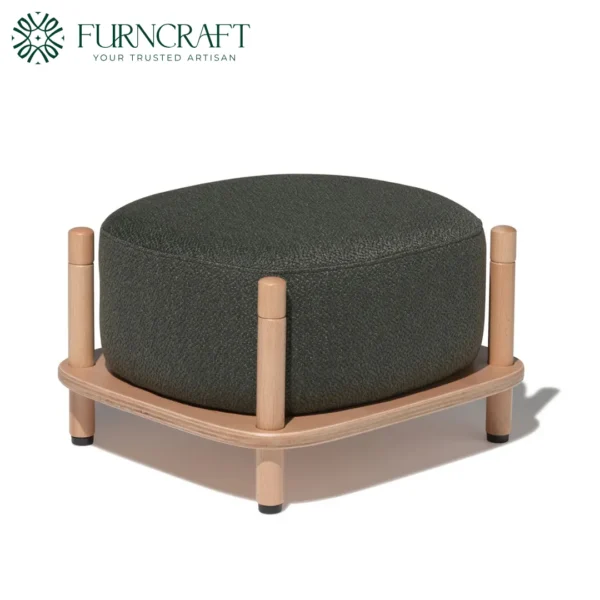 Puff Ottoman Dark Green