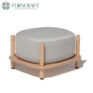 Puff Ottoman Light Grey